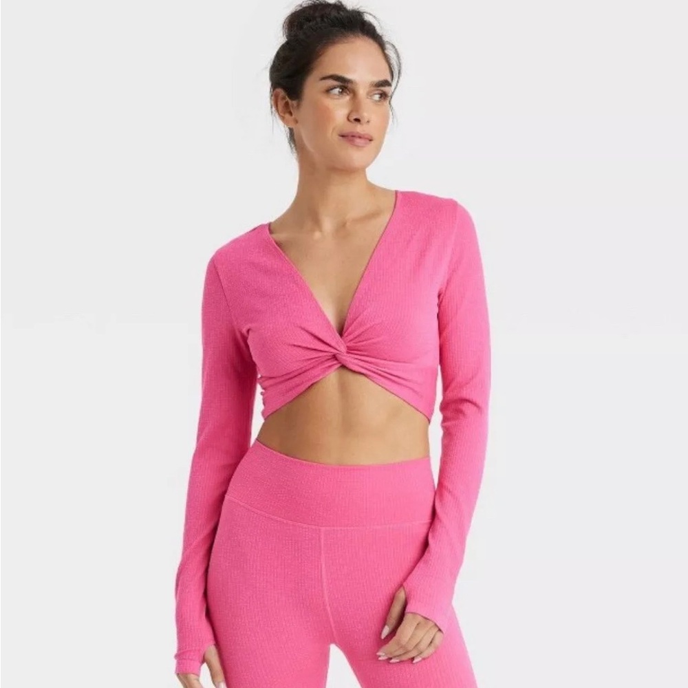 Women’s Pink Crop top L Joylab